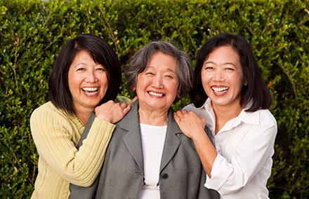 asian mother and daughters estate planning